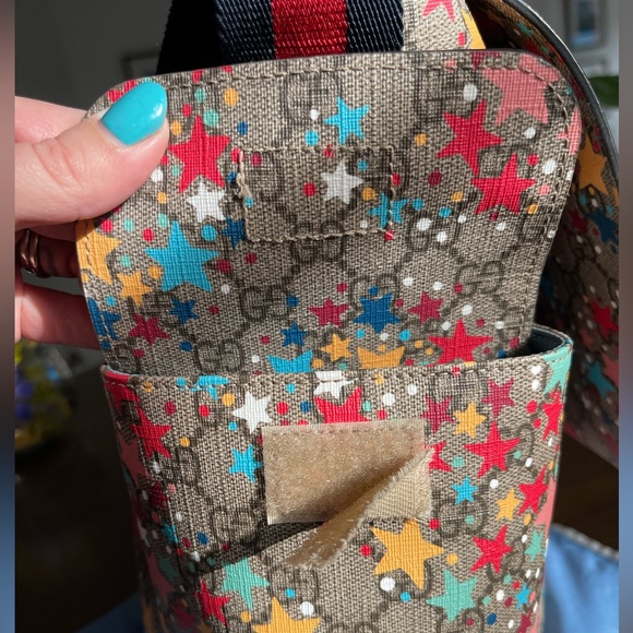 COPY - GUCCI GG Supreme Star Diaper Bag